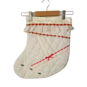 Vintage Baby’s First Christmas Photoshoot stocking (OS/NWBN) C212